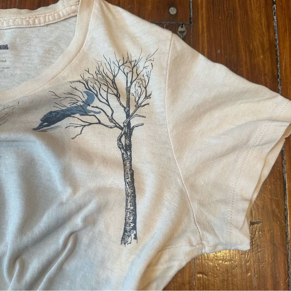 “RUN” Threadless Little red riding hood fitted graphic tee t-shirt Medium - Picture 4 of 4